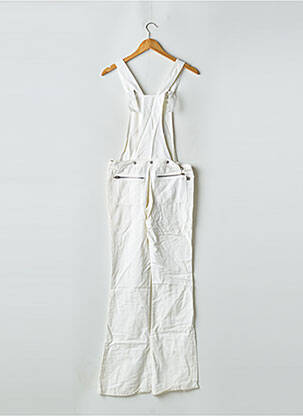 Salopette poches fines bretelles blanc RWD femme