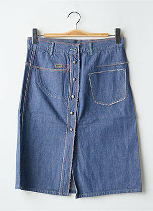 Jupe mi-longue taille normale bleu DIESEL femme
