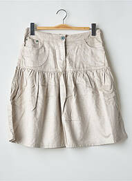 Jupe mi-longue coupe évasée gris APRIL 77 femme