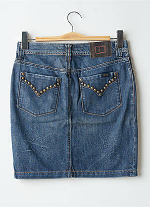 Jupe courte poches bleu TEDDY SMITH femme