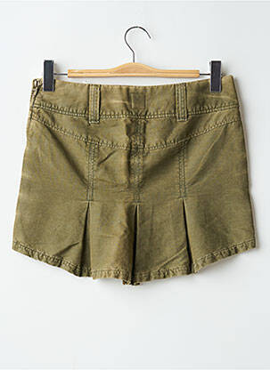Mini-jupe fermeture zip latéral vert MISS SIXTY femme