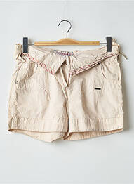 Short coupe droite taille basse beige PEPE JEANS femme