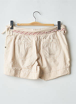 Short coupe droite taille basse beige PEPE JEANS femme