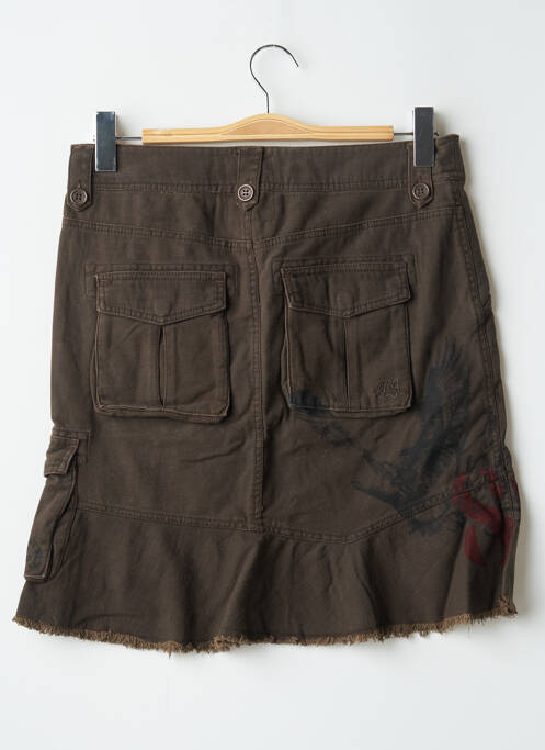 Jupe courte marron TEDDY SMITH pour femme