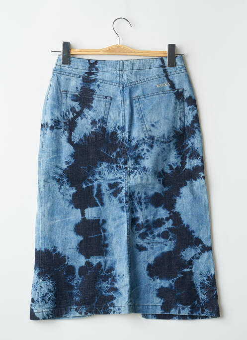 Jupe mi-longue bleu SCHOOL RAG pour femme