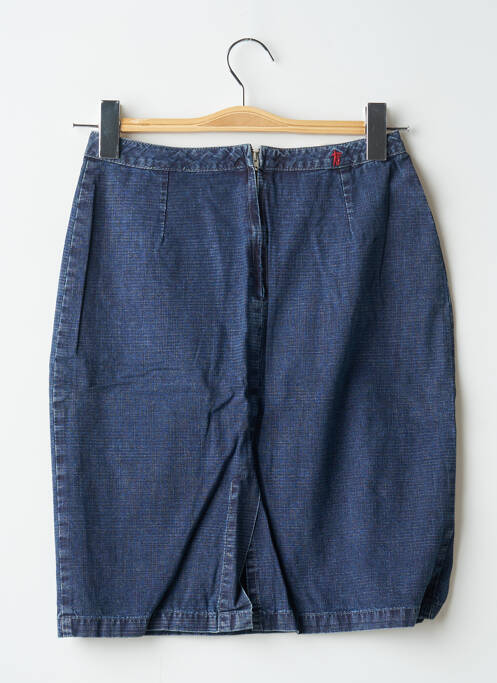 Jupe mi-longue bleu TEDDY SMITH pour femme