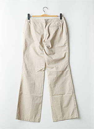 Pantalon chino tissage popeline taille normale beige SCHOOL RAG femme