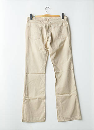 Jeans coupe droite stretch taille normale beige SCHOOL RAG femme