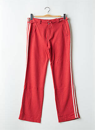 Jegging broderie galons latéraux taille normale rouge SCHOOL RAG femme