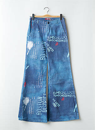 Jeans coupe droite taille normale taille normale bleu SCHOOL RAG femme