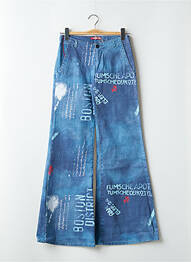 Jeans coupe droite taille normale taille normale bleu SCHOOL RAG femme