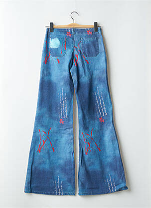 Jeans coupe droite taille normale taille normale bleu SCHOOL RAG femme