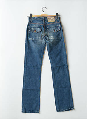 Jeans coupe slim tissage brut taille normale bleu SCHOOL RAG femme