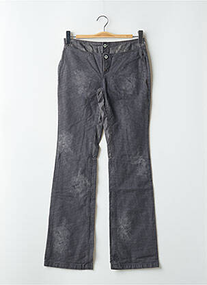 Jeans coupe droite taille normale taille normale gris SCHOOL RAG femme