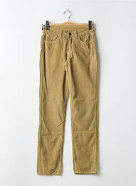 Pantalon droit stretch taille normale beige FIVE PM femme