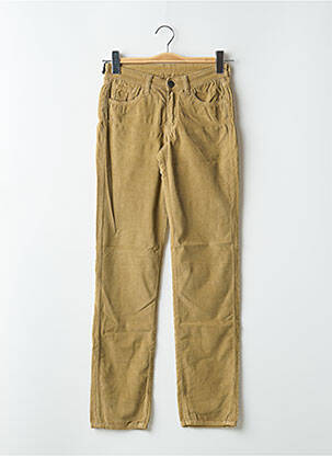 Pantalon droit stretch taille normale beige FIVE PM femme