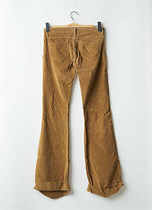 Pantalon flare stretch taille basse marron FIVE PM femme
