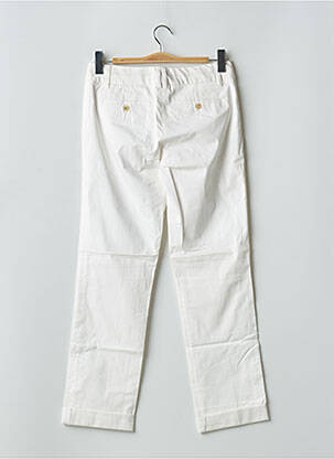 Pantalon chino tissage popeline taille normale beige PABLO GERARD DAREL femme