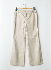 Pantalon chino beige SCHOOL RAG pour femme seconde vue