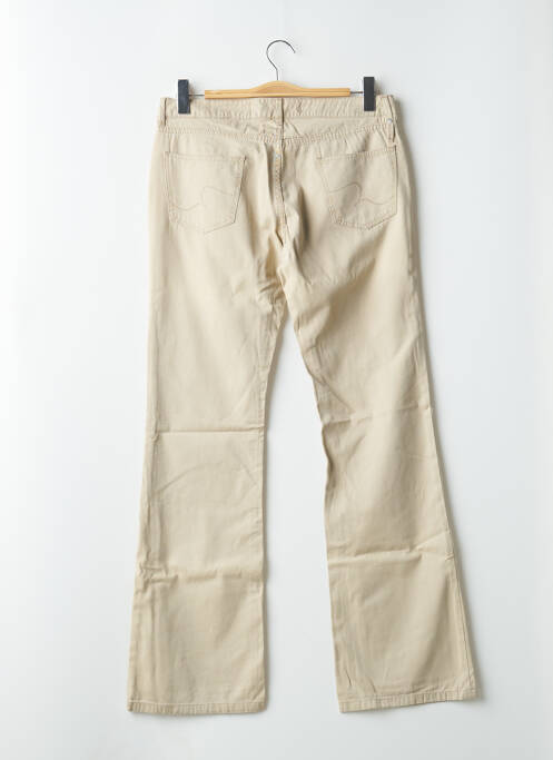 Jeans coupe droite beige SCHOOL RAG pour femme