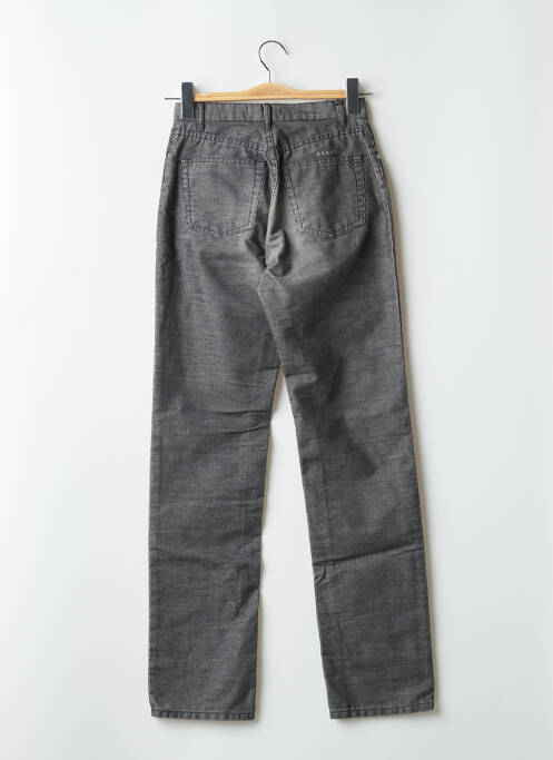 Jeans coupe droite gris SCHOOL RAG pour femme