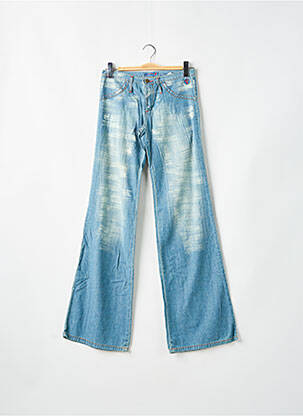 Jean coupe flare stretch taille basse bleu CIMARRON femme