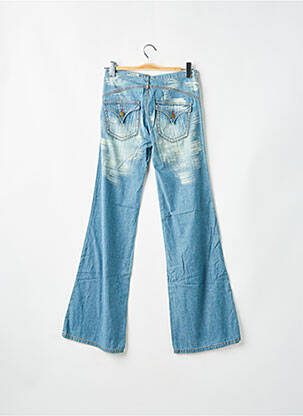 Jean coupe flare stretch taille basse bleu CIMARRON femme
