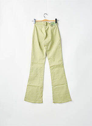 Pantalon flare stretch taille haute vert CIMARRON femme