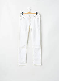 Pantalon slim taille basse taille basse blanc CIMARRON femme