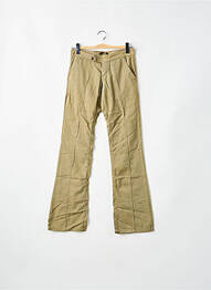 Pantalon flare taille basse taille basse vert CIMARRON femme