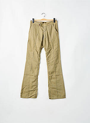 Pantalon flare taille basse taille basse vert CIMARRON femme
