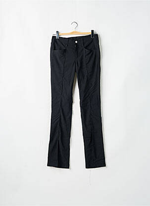 Pantalon slim tissage popeline taille normale noir CIMARRON femme