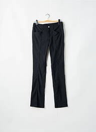 Pantalon slim tissage popeline taille normale noir CIMARRON femme