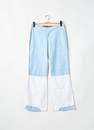 Jeans coupe droite stretch taille basse bleu CHEYENNE femme