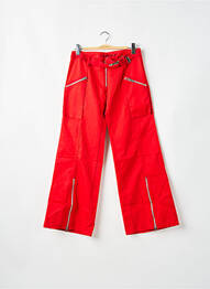 Pantalon flare taille normale taille normale rouge LA BRIGADA INTERNACIONAL femme