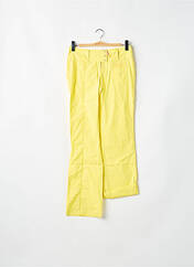 Pantalon droit jaune BE YOU K pour femme seconde vue