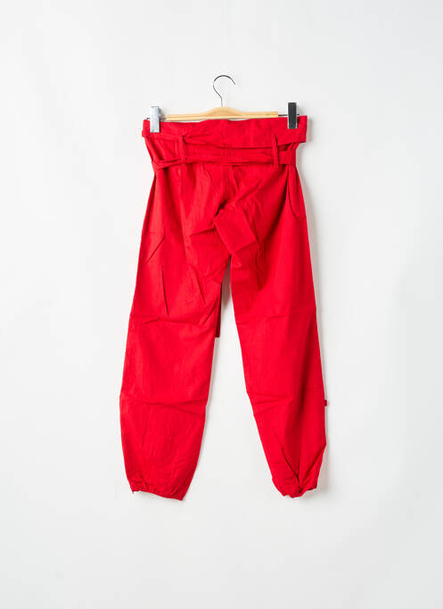 Pantalon 7/8 rouge BE YOU K pour femme