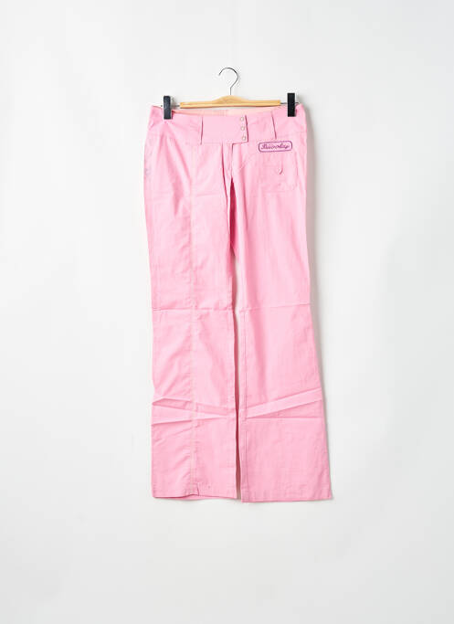 Pantalon droit rose BE YOU K pour femme