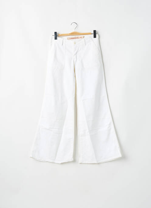 Pantalon flare blanc LA BRIGADA INTERNACIONAL pour femme