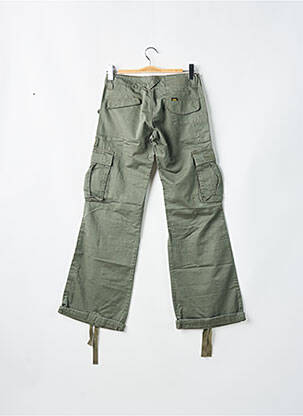 Pantalon cargo coupe droite taille normale vert LOIS femme