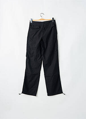 Pantalon droit tissage popeline taille normale noir LADY SOUL femme