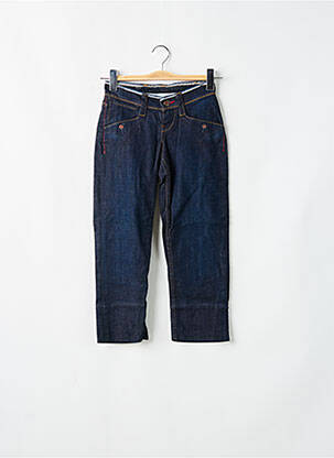 Pantacourt stretch taille normale bleu LEVI'S femme