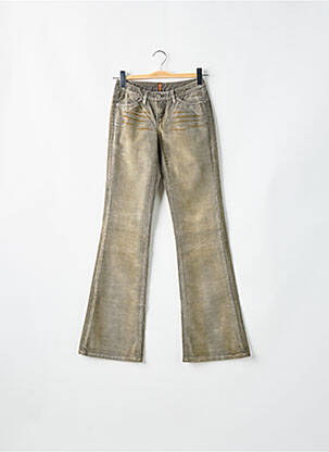 Jean coupe flare taille normale taille normale gris TEDDY SMITH femme