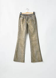 Jean coupe flare taille normale taille normale gris TEDDY SMITH femme
