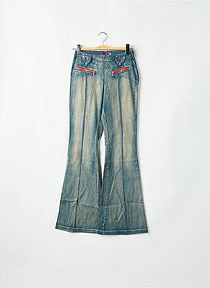 Jean coupe flare taille normale taille normale bleu TEDDY SMITH femme