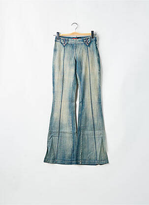 Jean coupe flare taille normale taille normale bleu TEDDY SMITH femme
