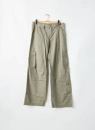 Pantalon cargo coupe droite taille normale vert TEDDY SMITH femme