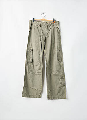 Pantalon cargo coupe droite taille normale vert TEDDY SMITH femme