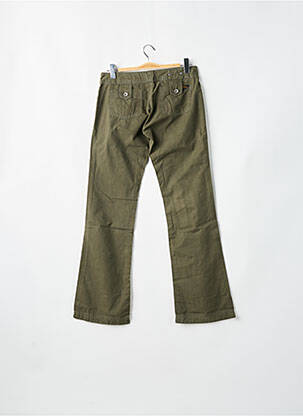 Jeans coupe droite stretch taille normale vert TEDDY SMITH femme