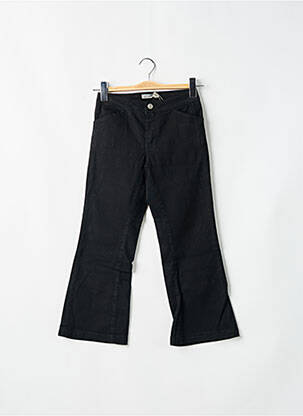 Jeans coupe droite taille normale taille normale noir TEDDY SMITH femme